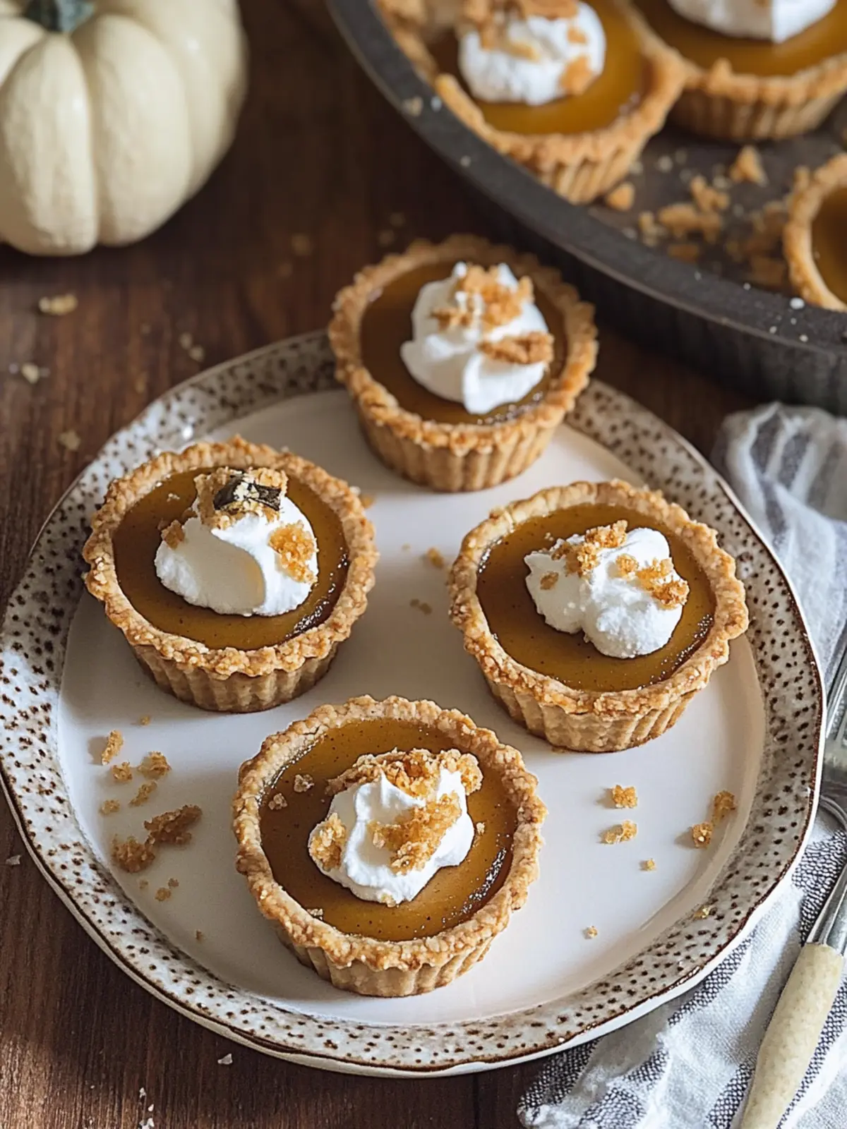 Irresistible Mini Pumpkin Pies for Cozy Fall Treats 3 Mini Pumpkin Pies