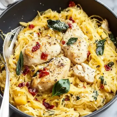 Delicious Tuscan Chicken and Spaghetti Squash in 40 Minutes 10 Tuscan Chicken and Spaghetti Squash
