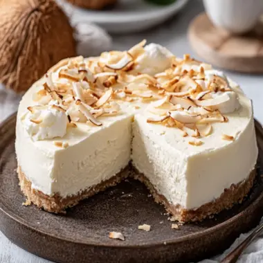 Indulge in Creamy Triple Coconut Cheesecake Bliss 9 Triple Coconut Cheesecake