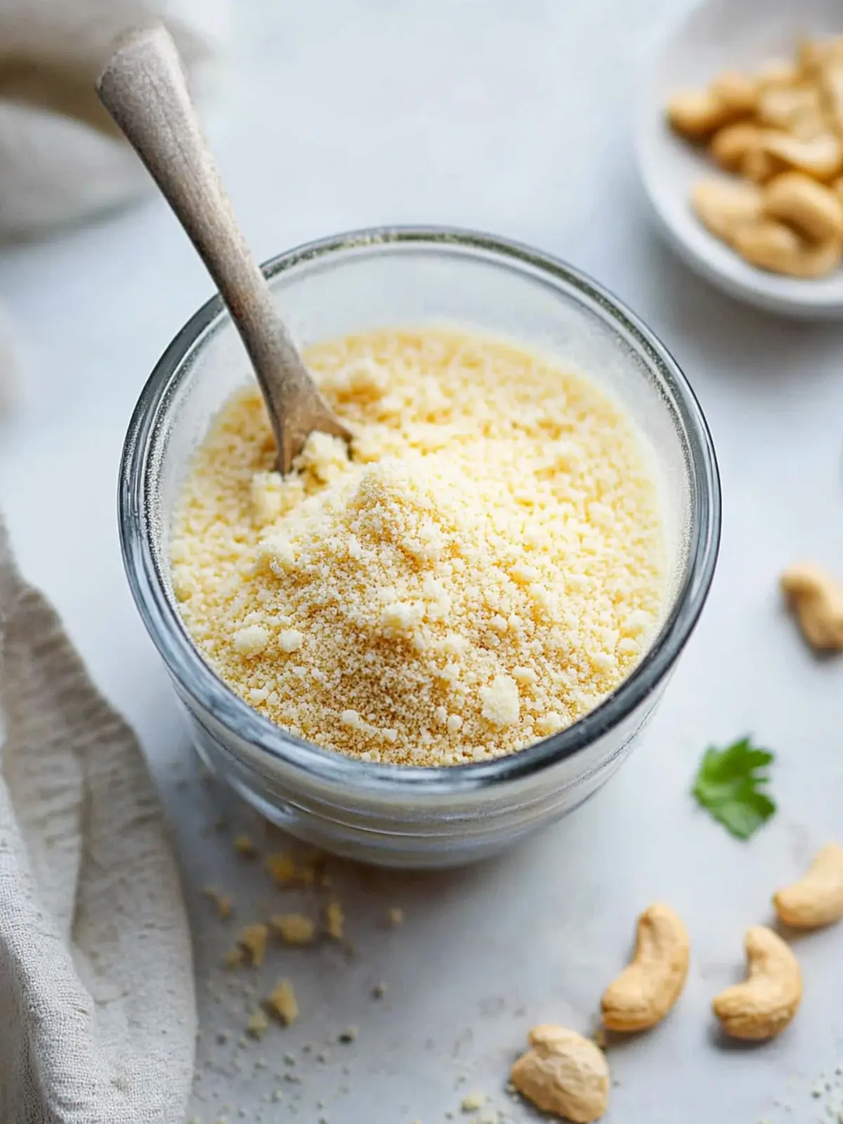 Zesty Cashew Parmesan Cheese You'll Love in 5 Minutes 4 Cashew Parmesan Cheese