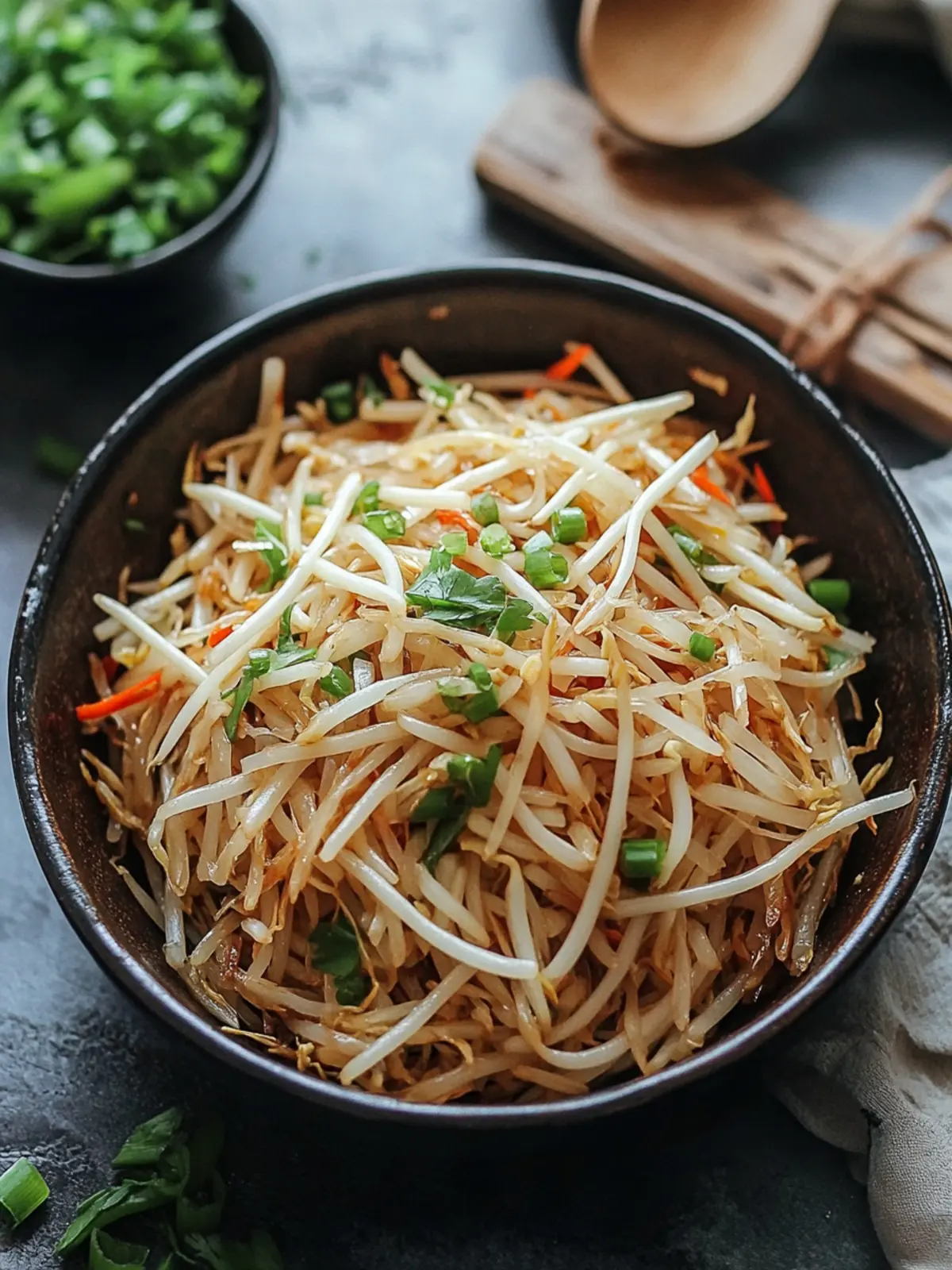 Savory Bean Sprout Stir Fry: Quick, Crunchy Delight 4 Bean Sprout Stir Fry