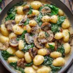Creamy Spinach and Mushroom Gnocchi for Cozy Nights In 14 Creamy Spinach and Mushroom Gnocchi