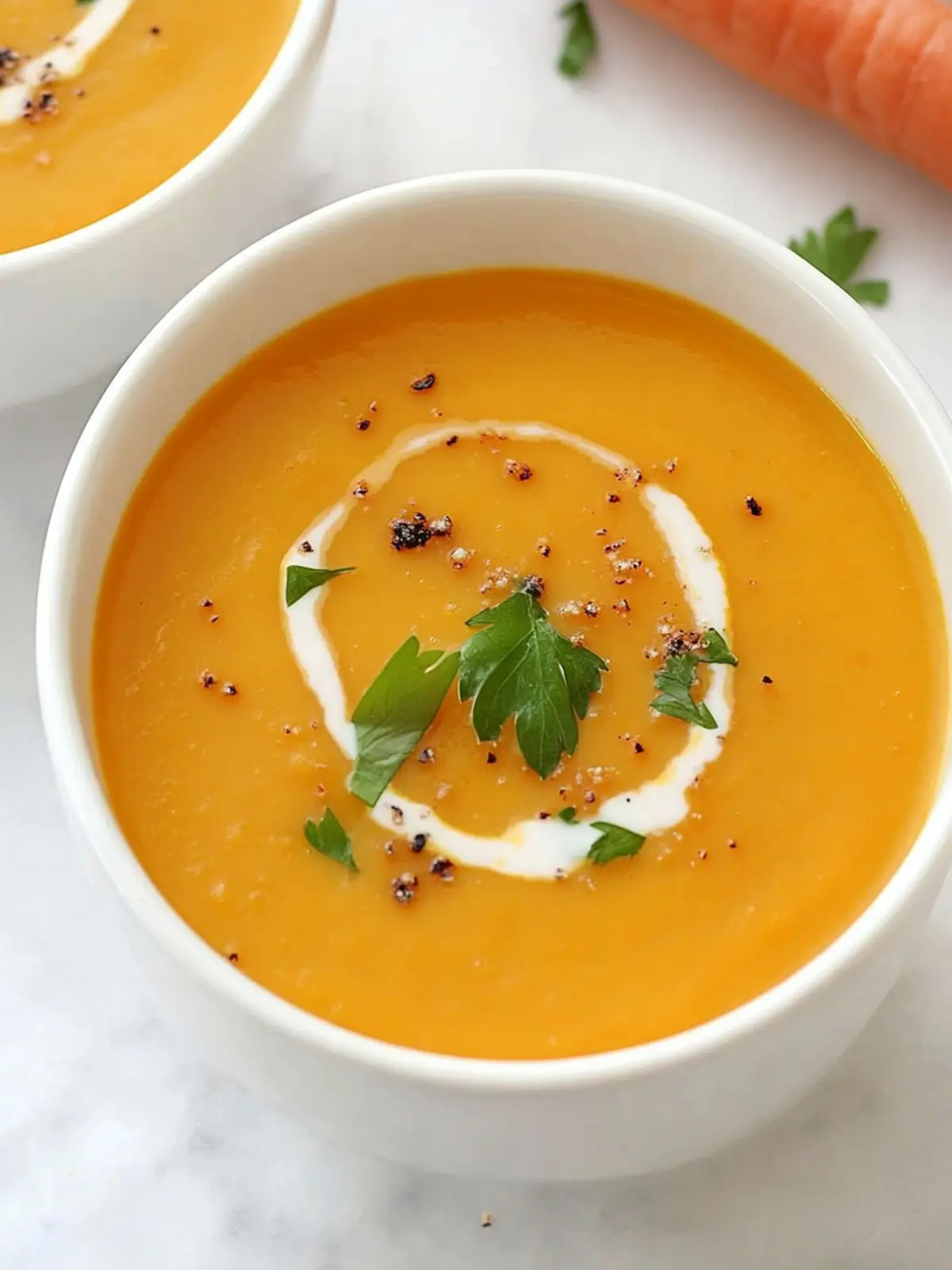 Comforting Butternut Squash Soup with Carrot & Ginger Bliss 4 Butternut Squash Soup with Carrot & Ginger