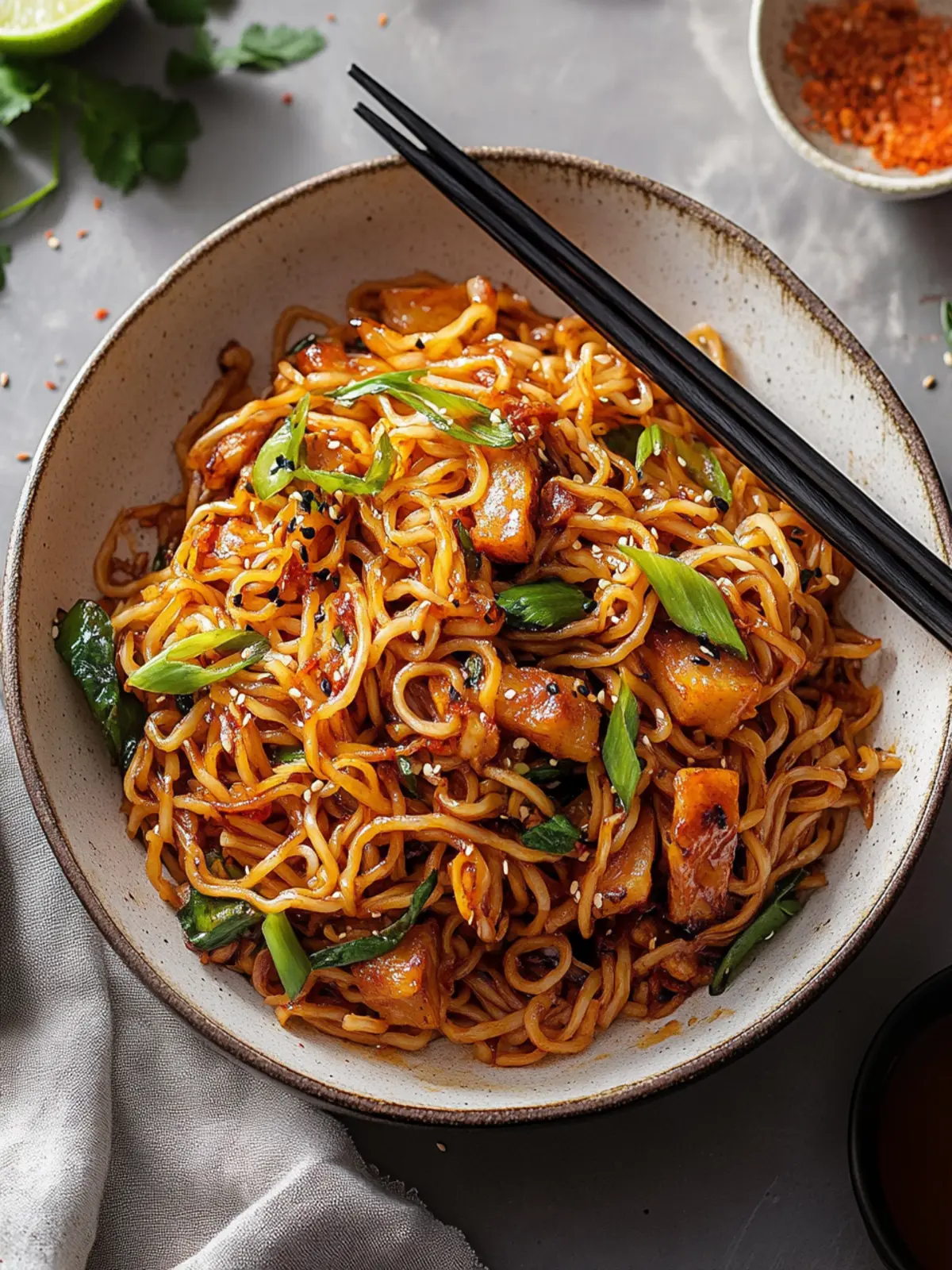 Satisfy Cravings with Quick Pan Fried Noodles at Home 2 Pan Fried Noodles