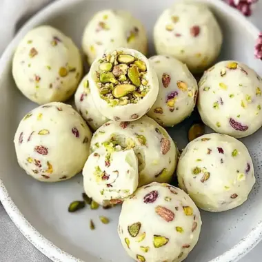 Decadent White Chocolate Pistachio Truffles You’ll Love 9 White Chocolate Pistachio Truffles