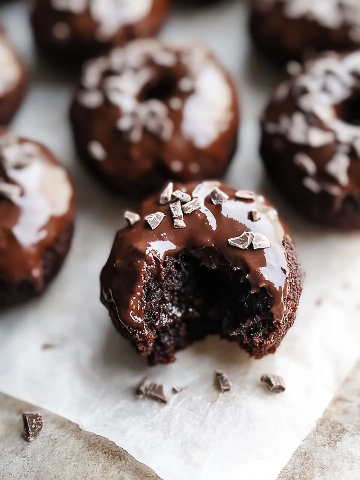 Indulge in Guilt-Free Baked Chocolate Donuts Today 3 Baked Chocolate Donuts