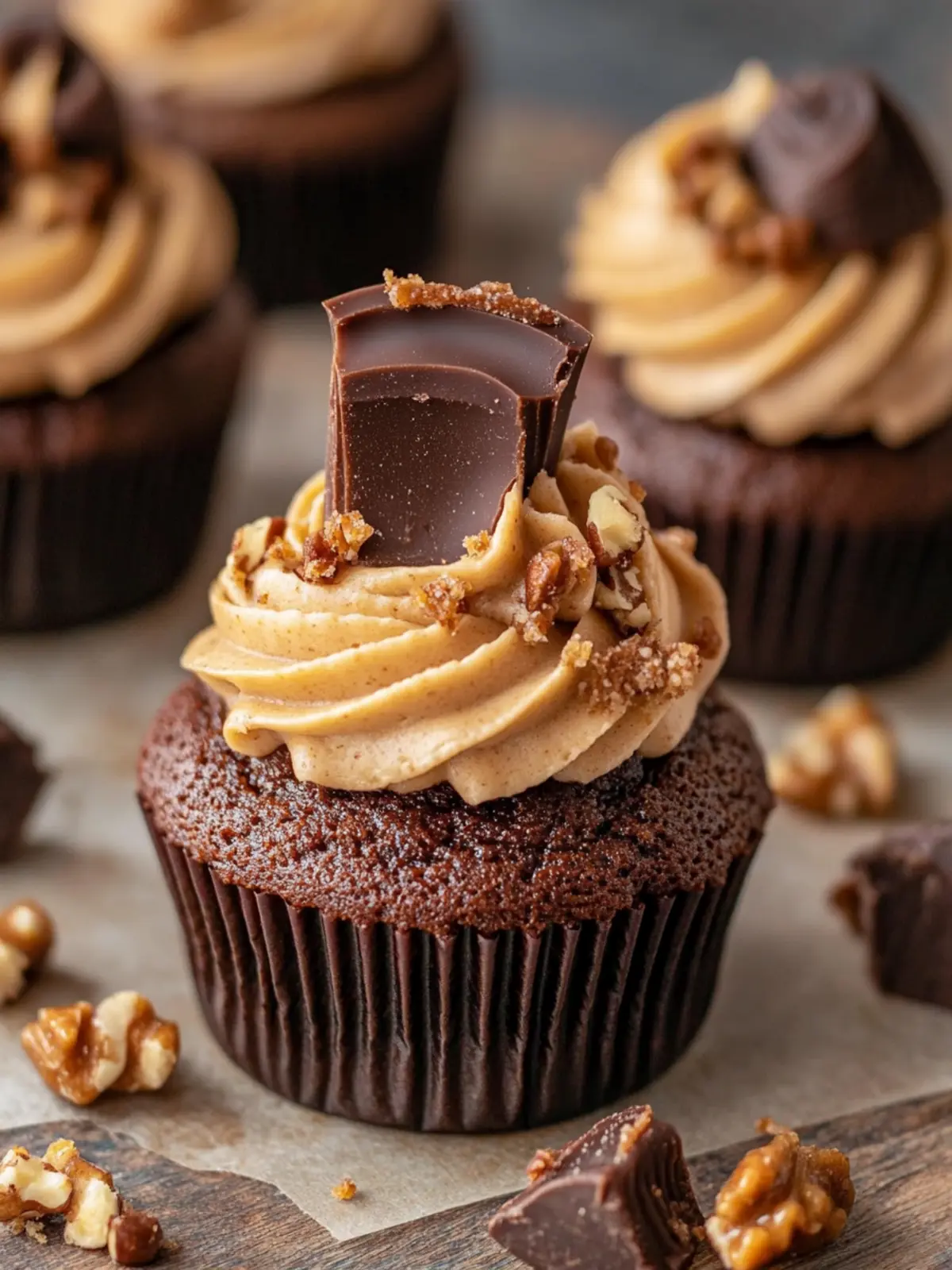 Decadent Peanut Butter Lava Fudge Cupcakes You’ll Love 2 Peanut Butter Lava Fudge Cupcakes