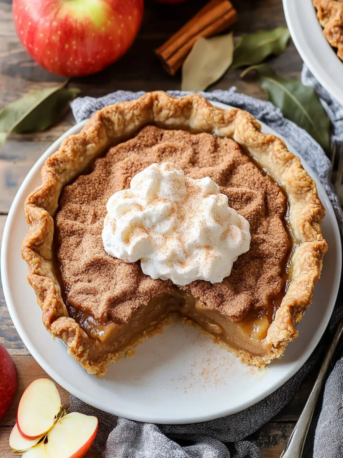 Cinnamon Sugar Apple Butter Pie That Will Steal Your Heart 5 Cinnamon Sugar Apple Butter Pie