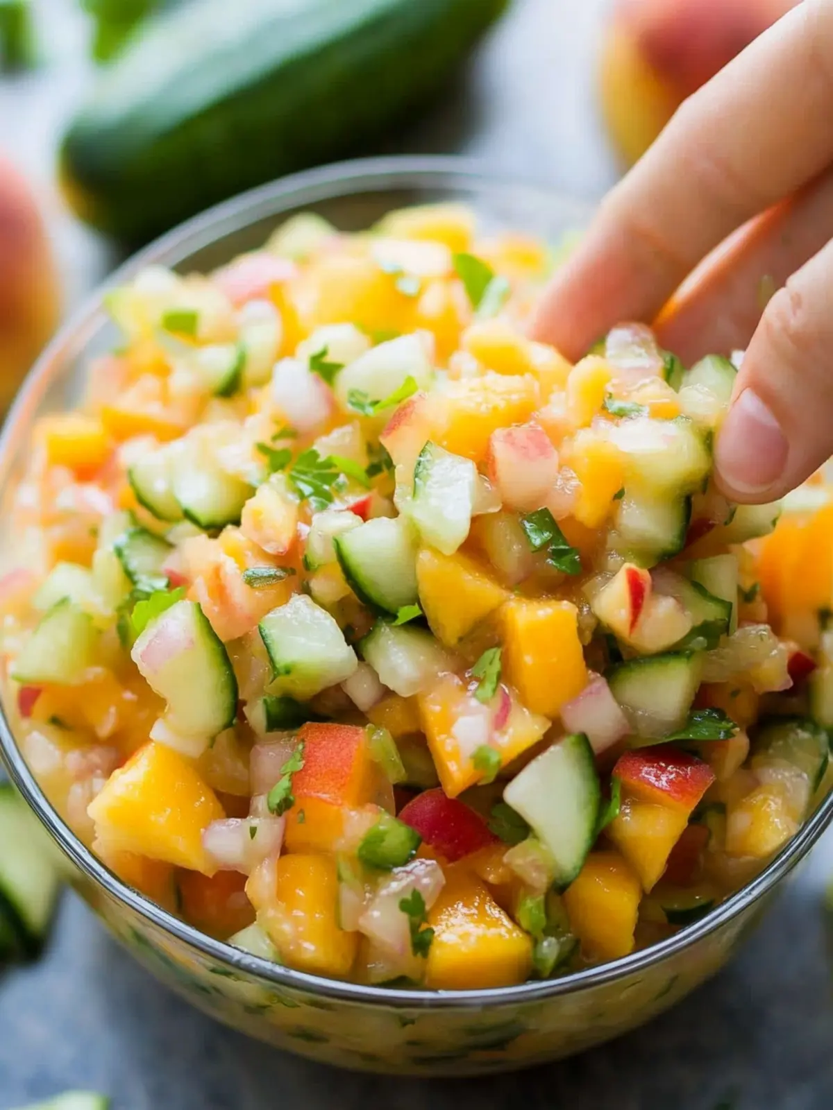 Fresh Peach Cucumber Salsa: Your Summer Flavor Boost! 3 Peach Cucumber Salsa