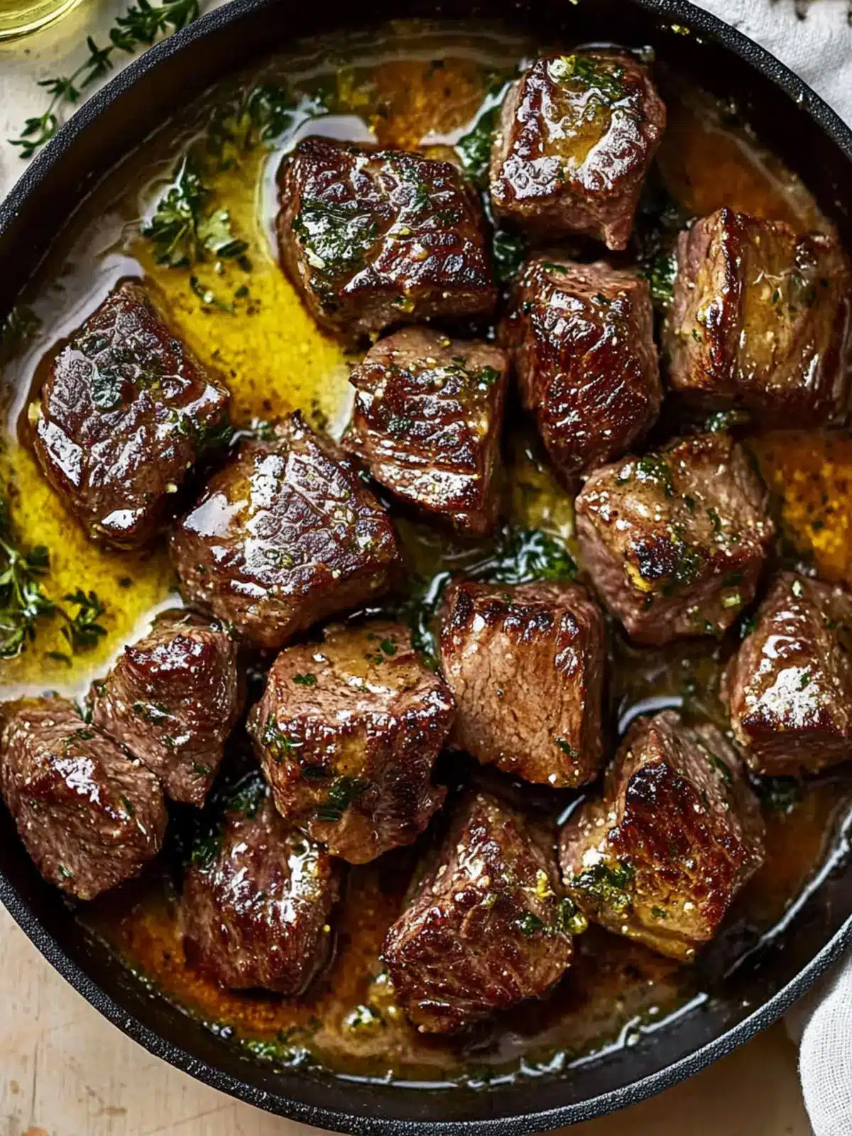 Savor the Flavor: Easy Cowboy Butter Steak Bites Recipe 4 Cowboy Butter Steak Bites