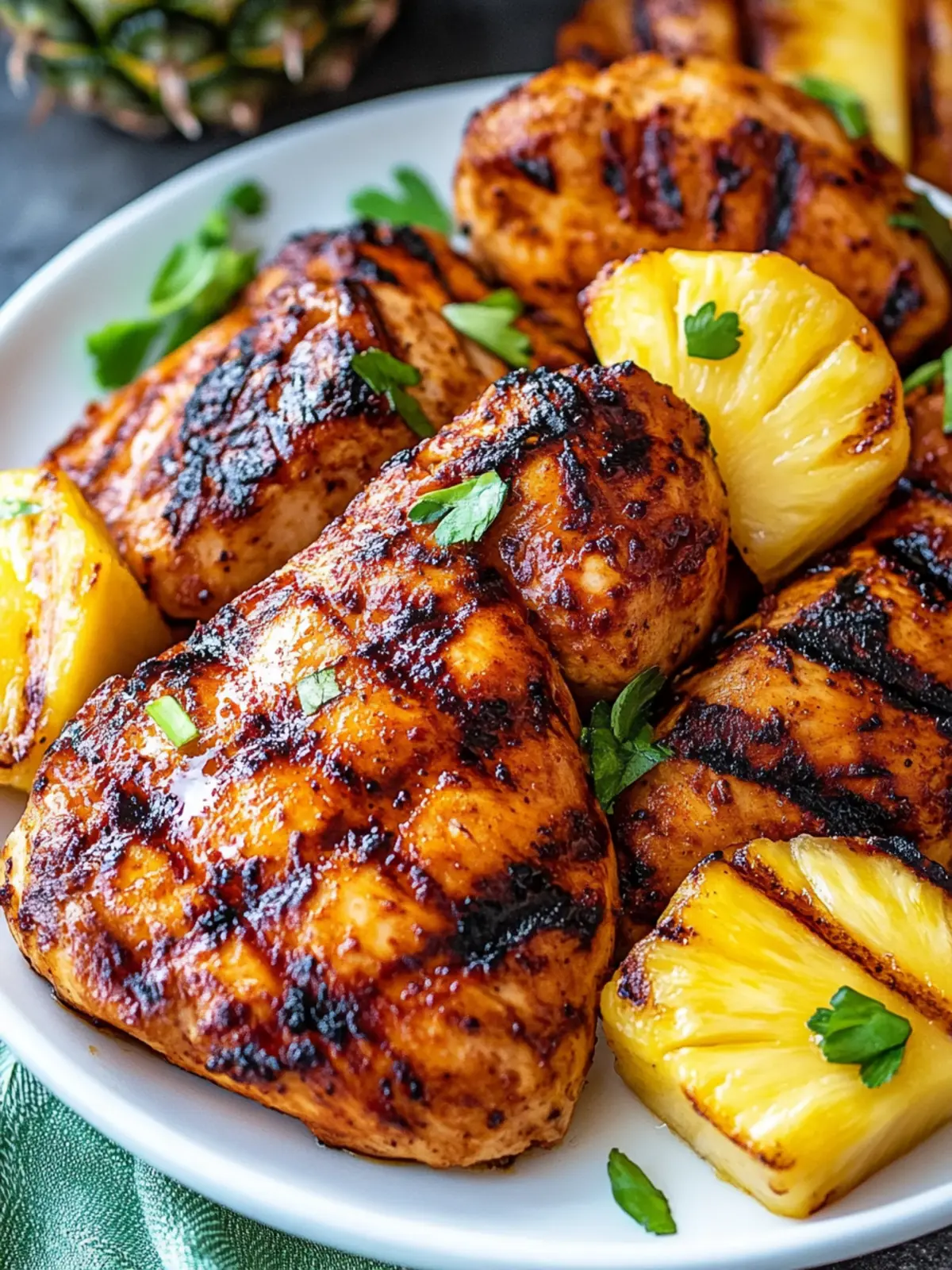 Grilled Aloha Chicken and Pineapple: A Tropical Feast Tonight 4 Grilled Aloha Chicken and Pineapple